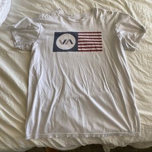 Rvca American flag shirt